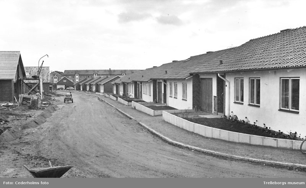 Nybyggda Radhus På Borgmästaregatan år 1960. Vy Mot Söder 