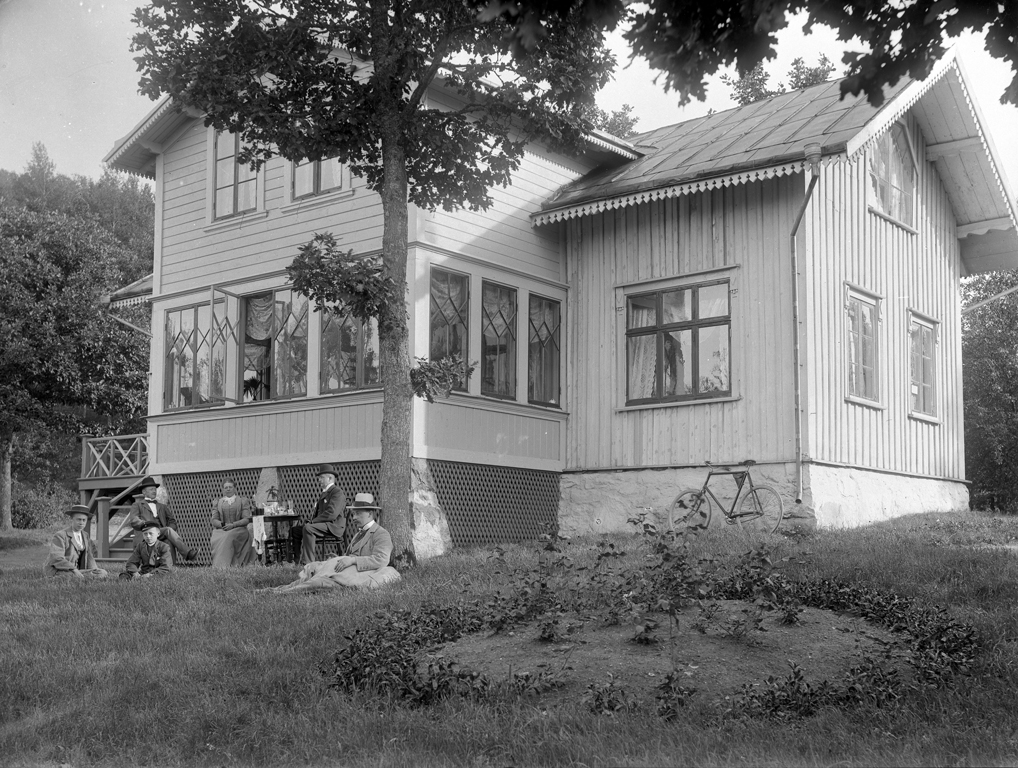 Hultaberg, vid Hultasjön. - Borås Stadsarkiv / DigitaltMuseum