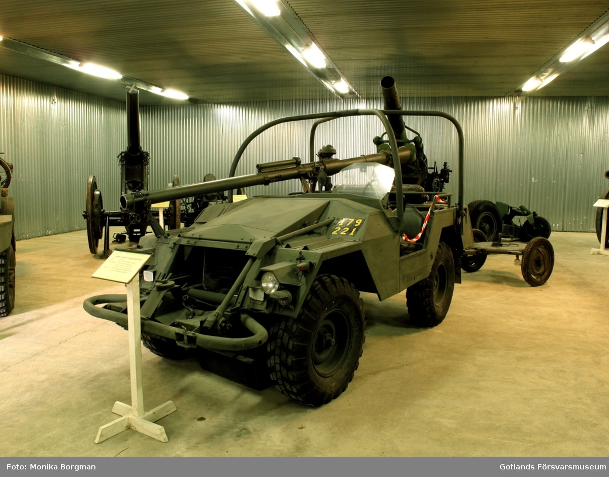 Pansarvärnsterrängbil 9031 - Gotlands Försvarsmuseum ...