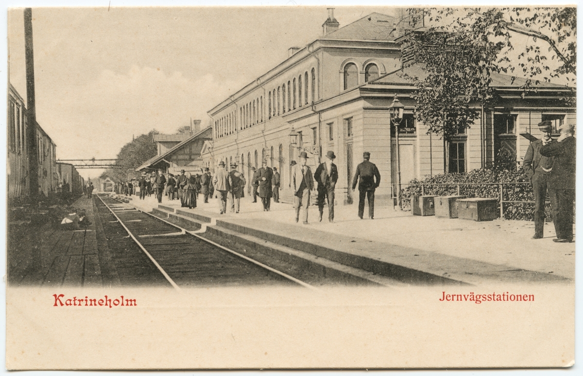 Katrineholm station. Järnvägsmuseet / DigitaltMuseum