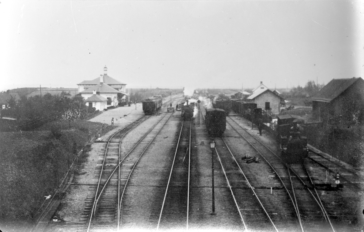 Veinge station och bangård - Järnvägsmuseet / DigitaltMuseum